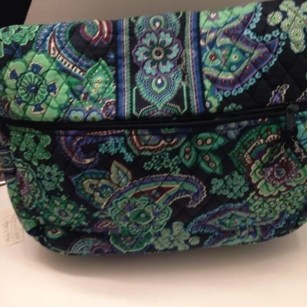 VERA BRADLEY floral book computer diaper bag
